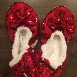 STUNNING Sequin Ruby Red Slippers!